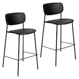 Artikelbild 1 für 2 meet powered by PAPERFLOW Barhocker SOHO schwarz, Artikelnummer 590279