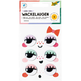 Artikelbild 1 für folia Wackelaugen farbsortiert LASHES SIZE L Ø 30,0 mm 6 St., Artikelnummer 692503