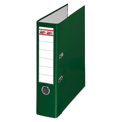 Artikelbild für dots Ordner grün Kunststoff 8,0 cm DIN A4, Artikelnummer 223289