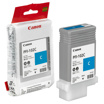 Artikelbild 14 für Canon PFI-102 C cyan Druckerpatrone, Artikelnummer 486654