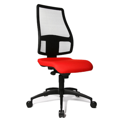Artikelbild für Topstar Bürostuhl Syncro Net, SN100 T31 Stoff rot, Gestell schwarz, Artikelnummer 612364