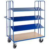Artikelbild 1 für Rollcart Kommissionierwagen 16-4420 blau 135,0 x 40,0 x 174,0 cm, Artikelnummer 656381