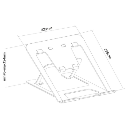 Artikelbild 5 für Neomounts Laptop-Ständer NSLS085 schwarz, Artikelnummer 492274