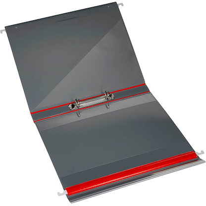 Artikelbild 5 für BOI Patienten-Dokumentations-Hängemappe 2-Ringe PMH2R rot Boden: 2,5 cm, Artikelnummer 666877