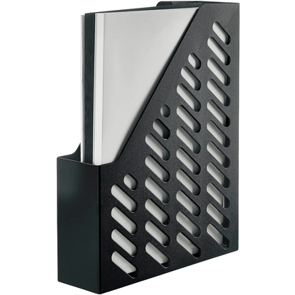 Artikelbild für office discount Stehsammler 1601-DO-13 schwarz Kunststoff, DIN A4, Artikelnummer 831547