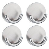 Artikelbild 1 für WENKO Garderobenhaken Rondo mit 4 Haken silber, 4 St., Artikelnummer 806782