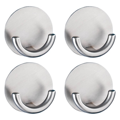 Artikelbild 14 für WENKO Garderobenhaken Rondo mit 4 Haken silber, 4 St., Artikelnummer 806782