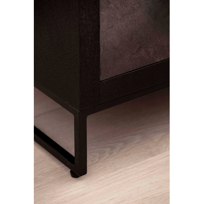 Artikelbild 5 für WOHNLING Nachttisch Massivholz schwarz 40,0 x 30,0 x 60,0 cm, Artikelnummer 314256