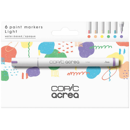 Artikelbild 2 für COPIC® acrea Light Layoutmarker-Set farbsortiert 0,8 mm, 6 St., Artikelnummer 606719