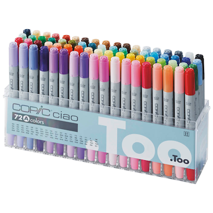 Artikelbild 2 für COPIC® Ciao A Layoutmarker-Set farbsortiert 1,0 + 6,0 mm, 72 St., Artikelnummer 711212