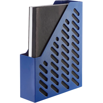 Artikelbild für office discount Stehsammler 1601-DO-14 blau Kunststoff, DIN A4, Artikelnummer 831554