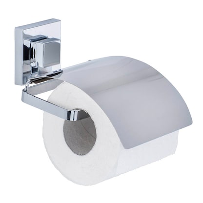 Artikelbild 2 für WENKO WC-Garnitur Quadro silber Metall, Artikelnummer 813921