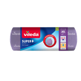 Artikelbild 1 für vileda Müllbeutel SUPER+ 30,0 l lila, 15 St., Artikelnummer 149058