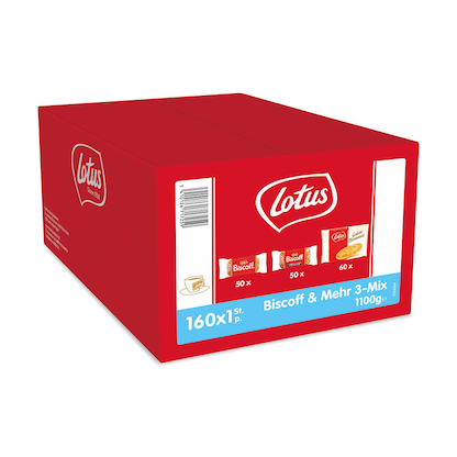 Artikelbild 18 für Lotus Luxe Assorti 3-Mix Kekse 160 St., Artikelnummer 761401