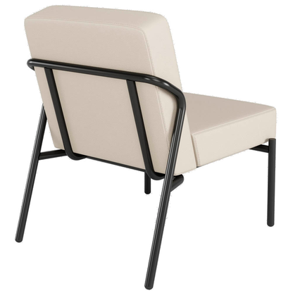 Artikelbild 3 für medso powered by PAPERFLOW Sessel MEDSO S creme schwarz Kunstleder, 1 St., Artikelnummer 522019