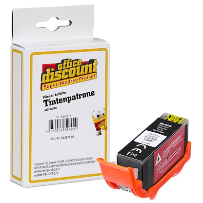 Artikelbild 18 für office discount schwarz Druckerpatrone kompatibel zu Canon PGI-520 BK, Artikelnummer 545073