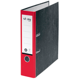 Artikelbild 1 für VON LEITZ Ordner rot mamoriert Karton 8,0 cm DIN A4, Artikelnummer 635579