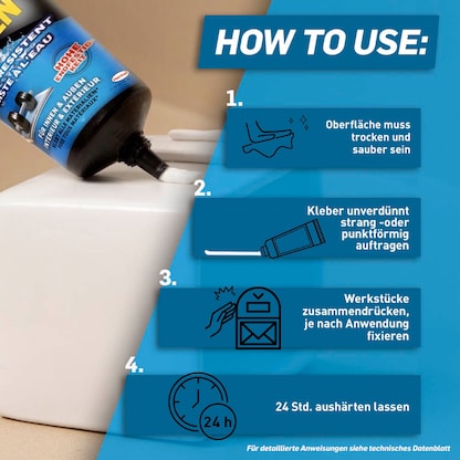 Artikelbild 4 für Pattex Kleben statt Bohren wasserresistent Montagekleber 340,0 g, Artikelnummer 724607