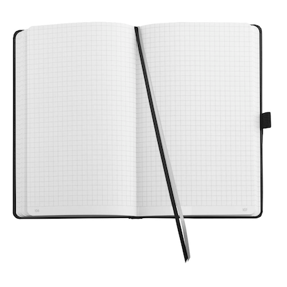 Artikelbild 4 für BRUNNEN Notizbuch KOMPAGNON DIN A4 kariert, schwarz Hardcover 192, davon 16 zum Heraustrennen Seiten, Artikelnummer 457481