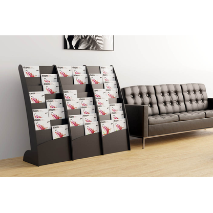 Artikelbild 3 für PAPERFLOW Prospektständer Courbo schwarz DIN A3, DIN A4, Artikelnummer 572812