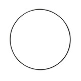 Artikelbild 1 für Rayher Metallring beschichtet schwarz Ø 20,0 cm, Artikelnummer 356177