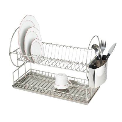 Artikelbild für Maximex Geschirrabtropfständer Exclusiv Duo silber, Artikelnummer 431637