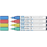 Artikelbild 1 für Schneider 010 Lackmarker farbsortiert 0,8 mm, 4 Set, Artikelnummer 564767