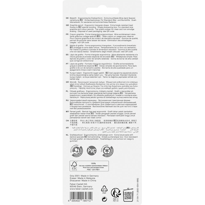 Artikelbild 2 für FABER-CASTELL Grip Sparkle Bleistift-Set B sky blue, 1 Set, Artikelnummer 278228