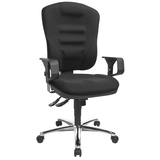 Artikelbild 1 für Topstar Bürostuhl Softec Synchro Deluxe, SOFTEC BC0 Stoff schwarz, Gestell chrom, Artikelnummer 721746