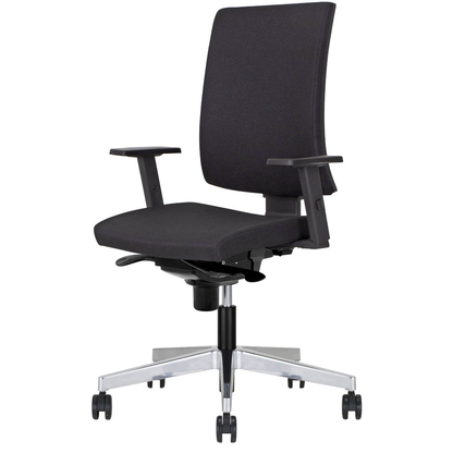 Artikelbild 2 für Nowy Styl Bürostuhl Navigo Stoff schwarz, Gestell chrom, Artikelnummer 615507
