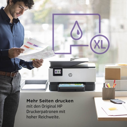 Artikelbild 6 für HP OfficeJet Pro 9010e All-in-One 4 in 1 Tintenstrahl-Multifunktionsdrucker weiß, HP Instant Ink-fähig, Artikelnummer 436107