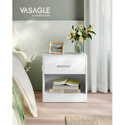 Artikelbild 5 für VASAGLE Nachttisch weiß 39,0 x 28,0 x 41,0 cm, Artikelnummer 439016