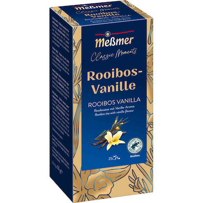 Artikelbild für Meßmer Rooibos-Vanille Tee 25 Portionen, Artikelnummer 688434