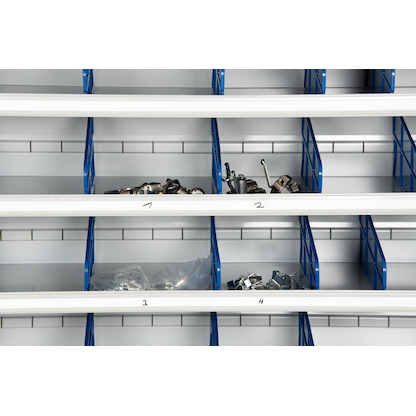 Artikelbild 4 für Gürkan Metallschrank 109484 lichtgrau, blau 100,0 x 30,0 x 198,0 cm, aufgebaut, Artikelnummer 148989