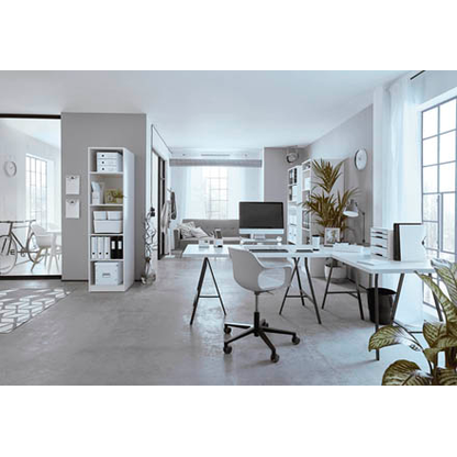 Artikelbild 4 für AKTION: LEITZ Stiftehalter WOW Duo Colour perlweiß/schwarz Polystyrol 2 Fächer 9,0 x 10,1 x 10,0 cm mit Prämie nach Registrierung, Artikelnummer 644298