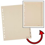 Artikelbild 1 für office discount Trennblätter DIN A4 0-9 chamois, 200 g/qm, 100 St., Artikelnummer 557579