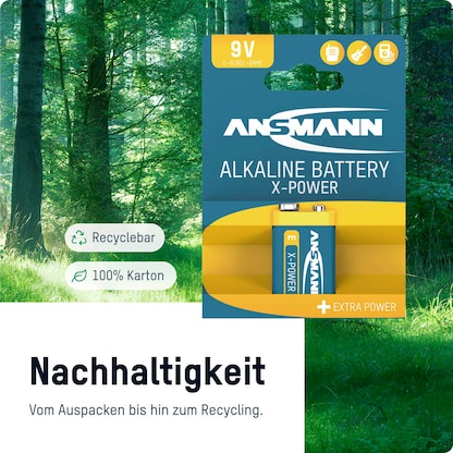 Artikelbild 6 für ANSMANN Batterie X-POWER E-Block 9,0 V, Artikelnummer 585018