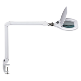 Artikelbild 1 für MAUL MAULcrystal Lupenleuchte weiß 18 W mit Tischklemme, Artikelnummer 388506