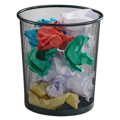 Artikelbild für Zeller Meshline Papierkorb 12,0 l anthrazit, Artikelnummer 810994