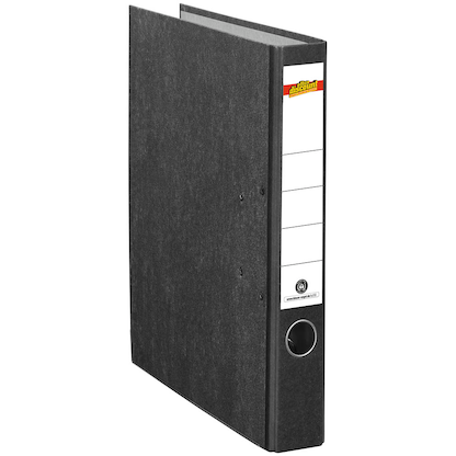 Artikelbild 2 für office discount Ordner schwarz marmoriert Karton 5,0 cm DIN A4, Artikelnummer 501502