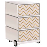 Artikelbild 1 für PAPERFLOW easyBox Classic Chic Rollcontainer weiß, bunt 4 Auszüge 39,0 x 43,6 x 64,2 cm, Artikelnummer 214906