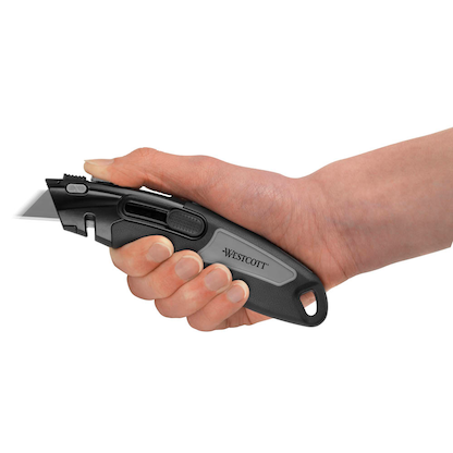 Artikelbild 2 für WESTCOTT Cuttermesser Zinc Alloy schwarz 18 mm, 1 St., Artikelnummer 337438