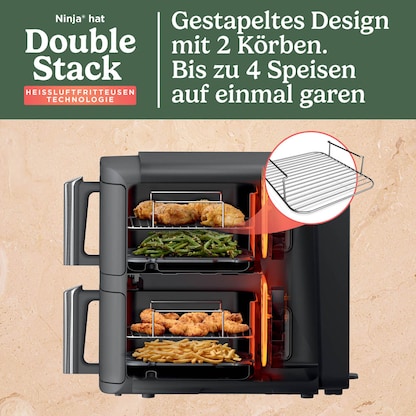 Artikelbild 8 für NINJA® Double Stack XL SL400EU Heißluftfritteuse, Artikelnummer 455697
