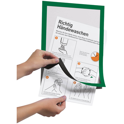 Artikelbild 2 für DURABLE Magnetrahmen selbstklebend DURAFRAME® grün A4, 2 St., Artikelnummer 774778