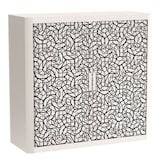 Artikelbild 1 für PAPERFLOW easyOffice Black & White Rollladenschrank 62304 2 Fachböden 110,0 x 41,5 x 104,0 cm, Artikelnummer 210896