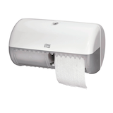 Artikelbild 1 für TORK Toilettenpapierspender Elevation T4 557000 weiß Kunststoff, Artikelnummer 260075