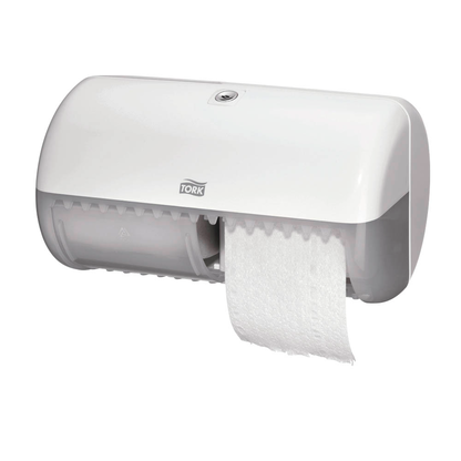 Artikelbild 1 für TORK Toilettenpapierspender Elevation T4 557000 weiß Kunststoff, Artikelnummer 260075