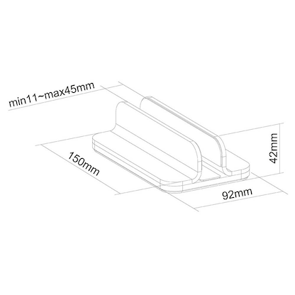 Artikelbild 4 für Neomounts Laptop-Ständer NSLS300 grau, Artikelnummer 492302