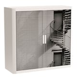 Artikelbild 1 für PAPERFLOW easyOffice Black & White Rollladenschrank 62320 2 Fachböden 110,0 x 41,5 x 104,0 cm, Artikelnummer 210177