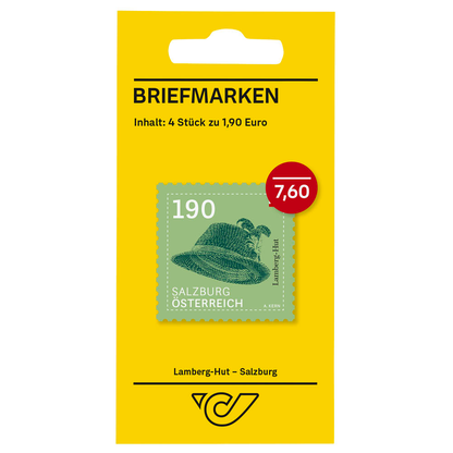 Artikelbild 18 für Porto bis 30.04.2025: Österreichische Post 1,90 € Briefmarken ECO S (Welt) / ECO M (EU + Rest Europa) 